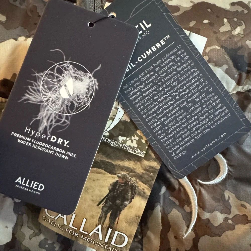 Prois Callaid Down Cumbre Camouflage Jacket - Picture 3 of 11